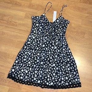 NWT Nicholas Daisy Gathered Silk Dress